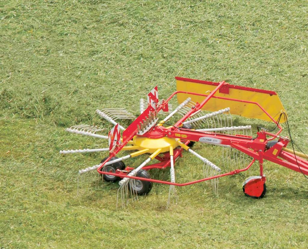 EUROTOP 421 A / 461 A Single-rotor rakes for higher performance The single-rotor rake is still the best solution for small areas.