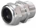 Made of Type 304 stainless steel, Ranger Stainless Steel Liquidtight Cord Connectors stand up to highly corrosive environments such as washdown areas in food and beverage or pharmaceutical processing