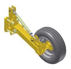 The disc ridger units are usually mounted onto the frame in pairs about row centres