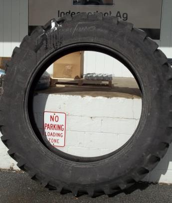 (1) Row Crop Tire, Goodyear Ultra Sprayer 380/90R46, new tire, has cut around bead and