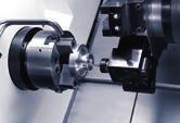 B L-HTLD: Hwacheon Lathe Tool Load Detect System (Option) The distance between the operator and the center of the spindle is kept short at the Hi-TECH 450, to ensure loading and unloading are made