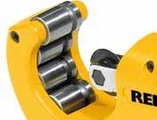 Ergonomic, handy operating knob in metal for easy work and long service life. Specially hardened cutter wheel in approved, tough-hard EMS die-steel quality ensures a long service life.