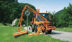 touch control and arm relief system Mähtronic MLM 200 transport position The combination of the MKM 700 and the rear