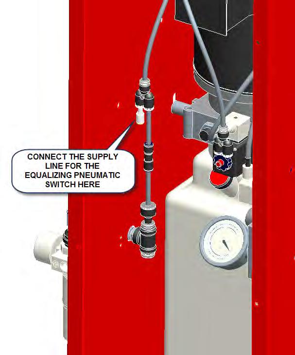 Figure 9 Right Side Equalizing Limit Pneumatic Switch (Console) 3.