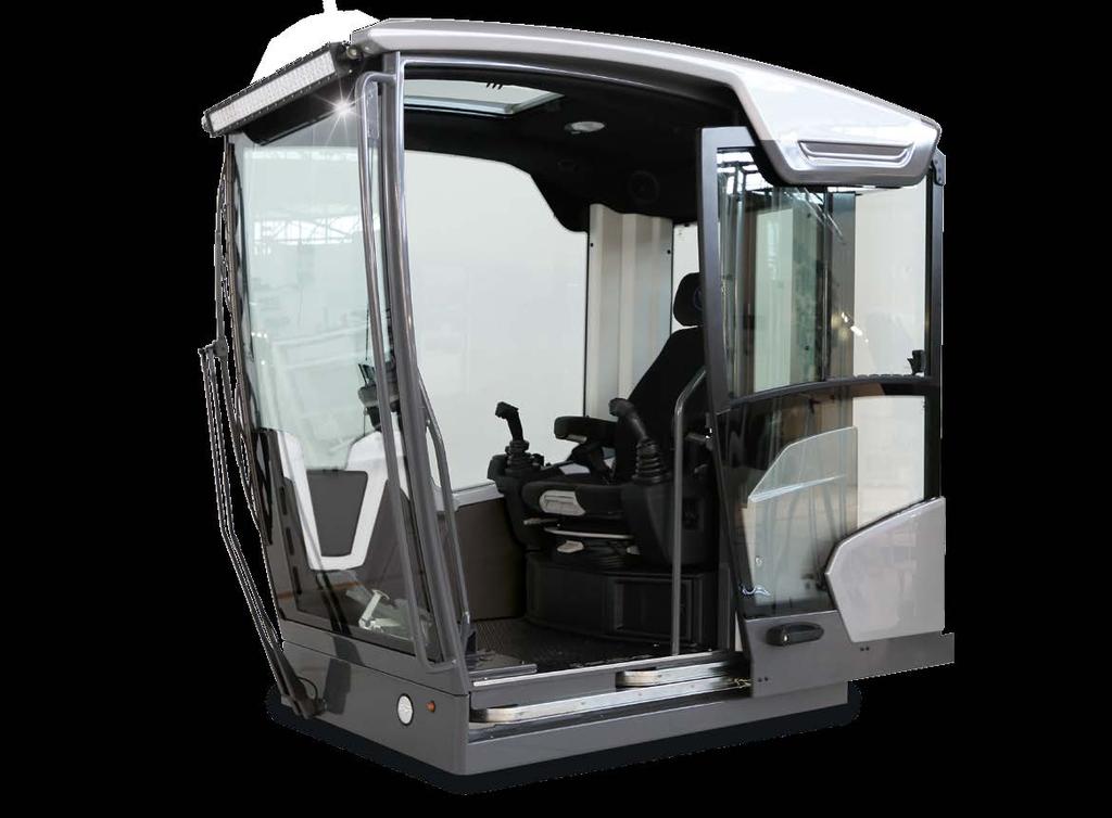 THE NEW FUCHS CABIN. Handling of rough materials made easy and comfortable. The design motif of the Fox Cab is the mammal from which it takes its name.