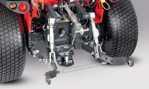 HYDRAULIC SYSTEM : a unique blend of technologies The standard hydraulic system features three rear double-acting