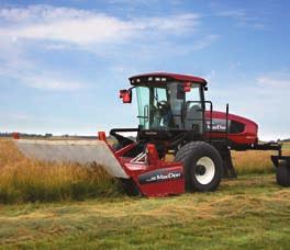 Like all MacDon machines, the R80 has been built to be extremely robust and reliable so that you can depend on it to power through thick and tangled crop, anthills and gopher mounds just about