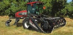 For hay and forage harvesting, MacDon s optional double windrow attachment (available for double knife version headers only) allows you to lay up to 60' of conditioned crop in a single windrow, ideal