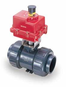 All actuators are CSA approved, have NEMA 4X enclosures, stainless steel hardware and permanently lubricated gear train ERS Series Electric Type 21 ball valves up to 2 18 in-lbs torque On-Off (3