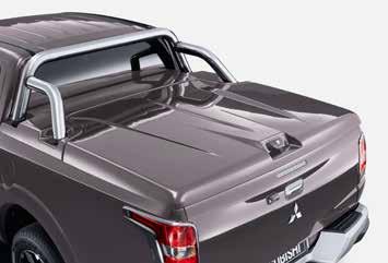 Tonneau cover, hard, 2 piece type To be combined with the sports bar (must be ordered separately), colour keyed,