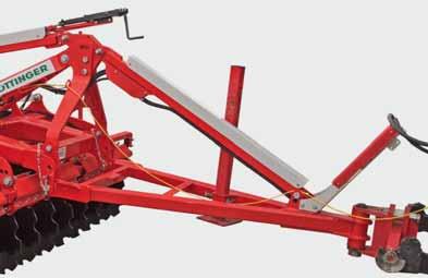 This ensures smooth running, high ground clearance, and a low soil compaction at headlands.