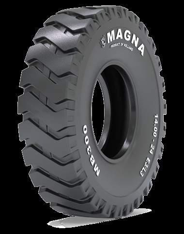 PORT HANDLING MB300 E3/L3 MB300 The Magna MB300 is a multifunctional tyre for container handling equipment at the harbour.