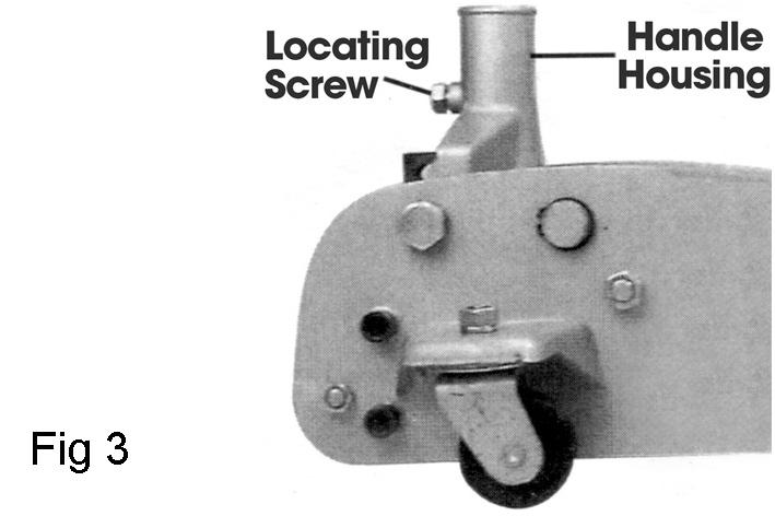 Replace and tighten the locating screw.