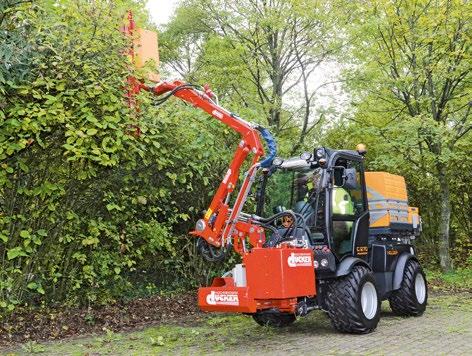 Flexible attachment possibilities, its climbing capacity and manoeuvrability as well as larger area output open up nearly unlimited fields of applications.