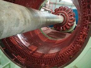 turbine engines after extensive repair works on the