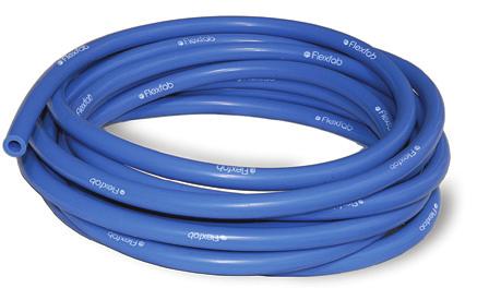 DISTRIBUTOR 5531 LOW PRESSURE SILICONE TUBING Blue Extruded Tubing Stocked in 25 Boxes Wall Thickness (LB/FT) 5531-018 0.19 4.75 0.35 9.075/.085 0.0379 5531-012 0.13 3.18 0.23 6.045/.055 0.