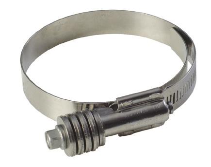DISTRIBUTOR 2584 CONSTANT TENSION CLAMPS Please call for availability Belleville spring and clamp construction is built to respond to constant temperature fluctuations.
