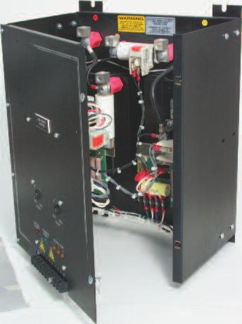 Controllers Three Phase SCR Power Controllers Hinged Cover for Easy Access to Components Back to Back SCRs Includes 3 Semiconductor I 2 T fuses Line Voltage Compensation Diagnostic Indicators