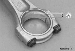 7-18 CAMSHAFT/CRANKSHAFT Crankshaft, Connecting Rod Connecting Rod Bend/Twist Measure the connecting rod bend.