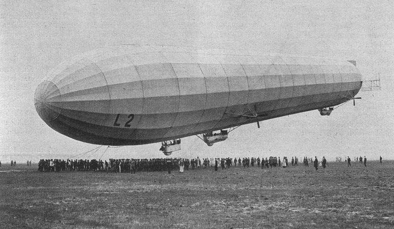 GRWW1 5b Zeppelin airships Airships were the first aircraft capable of controlled powered flight.