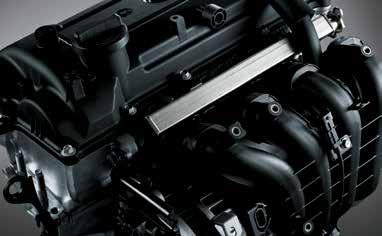 low, this engine features single continuously variable valve timing, a silent steel timing chain and