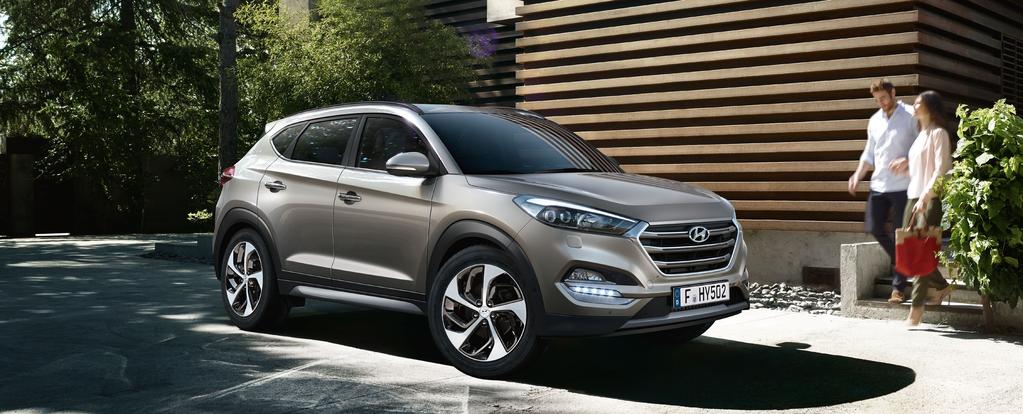 Change is everywhere. Outside and in. The unmistakably sporty All-New Tucson boasts a rakish roofline and elegant design, without compromising on its generous space.