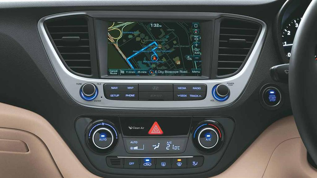 Technology & Advanced Features Segment Voice Recognition Button on Steering Apple CarPlay Connectivity MirrorLink Android Auto Connectivity 17.