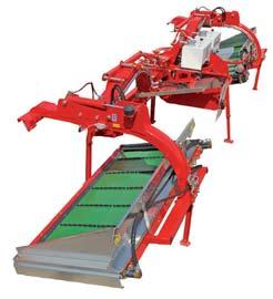 NOVACAT X8 COLLECTOR The conveyor belts are equipped with their own on-board hydraulics.
