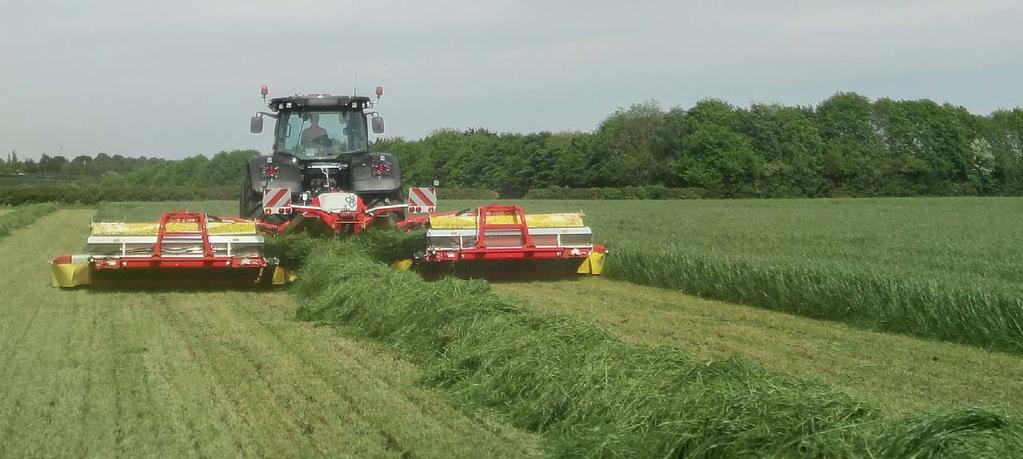 In addition, the weight alleviation system reduces the ash content of the forage at the same time as lowering