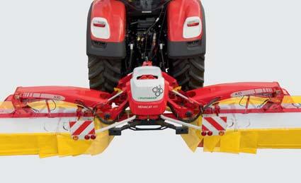 New: NOVACAT A9 The NOVACAT A9 mower combination is a front/rear combination with a fixed working width.