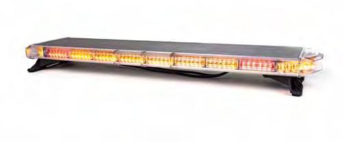 Optional 6 LED work lights / takedowns (up to 4, front or rear facing) 3 LED alley lights (optional) Users choice flash modes: (whole bar, split, outside-in, criss-cross, outside-in) Users choice