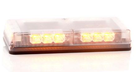 LED per module, 6 modules total) 19 User selectable flash patterns LEDs rated