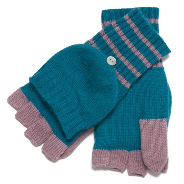 ALLIE GLOVES AW12KN19 Gloves with fingers and mitt angora