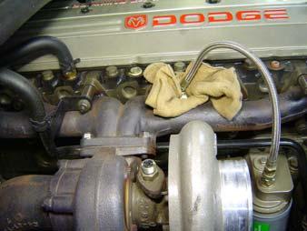 Separate the oil drain from the turbocharger center