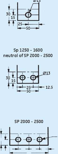 Spectronic- Air Circuit Breaker Fixed circuit breaker Rear horizontal
