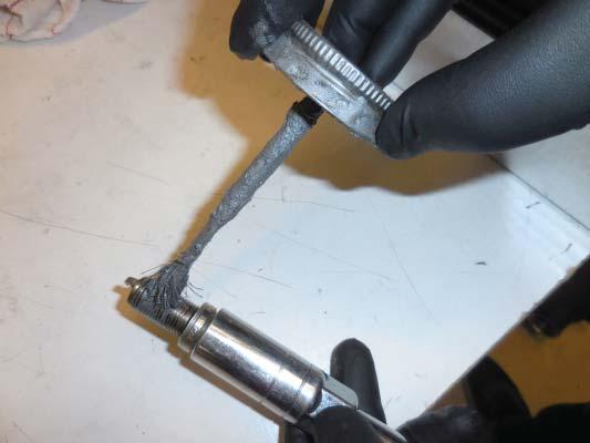 A little anti-seize on the plug threads will prevent seizing in the future.