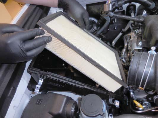 Inspect your air filter and replace as needed. 11.