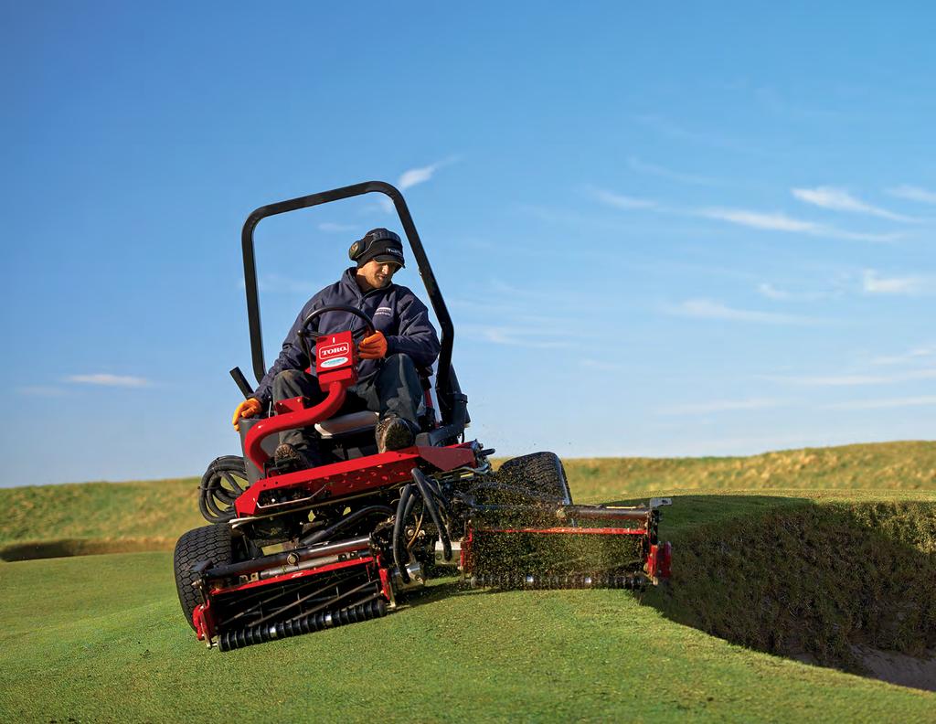 REELMASTER 3100-D 2 TORO.COM/RM3100 A MUST FOR ANY COURSE. EFFORTLESS MAINTENANCE The Reelmaster 3100-D is as easy to maintain as it is to drive.
