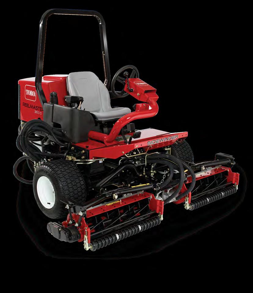 Add the legendary Toro cutting units and triplex configuration, and the 3100-D is the best reel trim mower on the market with a cutting quality and versatility that s second to none.