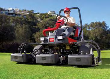 The lightweight design, coupled with turf-friendly tires, delivers a gentle footprint for use on delicate turf.