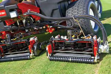 Toro s Mow Speed Limiter is a simple mechanical design which produces consistent results regardless of the operator.