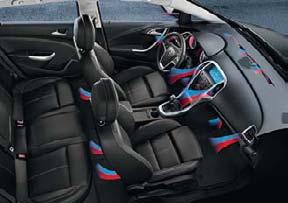 Lisaks pakub reguleeritav istmepadi reitele lõõgastavat tuge. Perforeeritud nahkkattega soojendusega istmed annavad Opel Astrale luksusautode klassi mugavused.