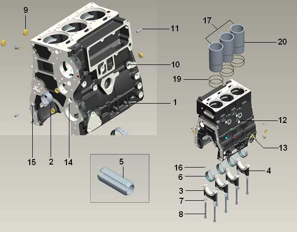 CRANKCASE ASSEMBLY Document number.