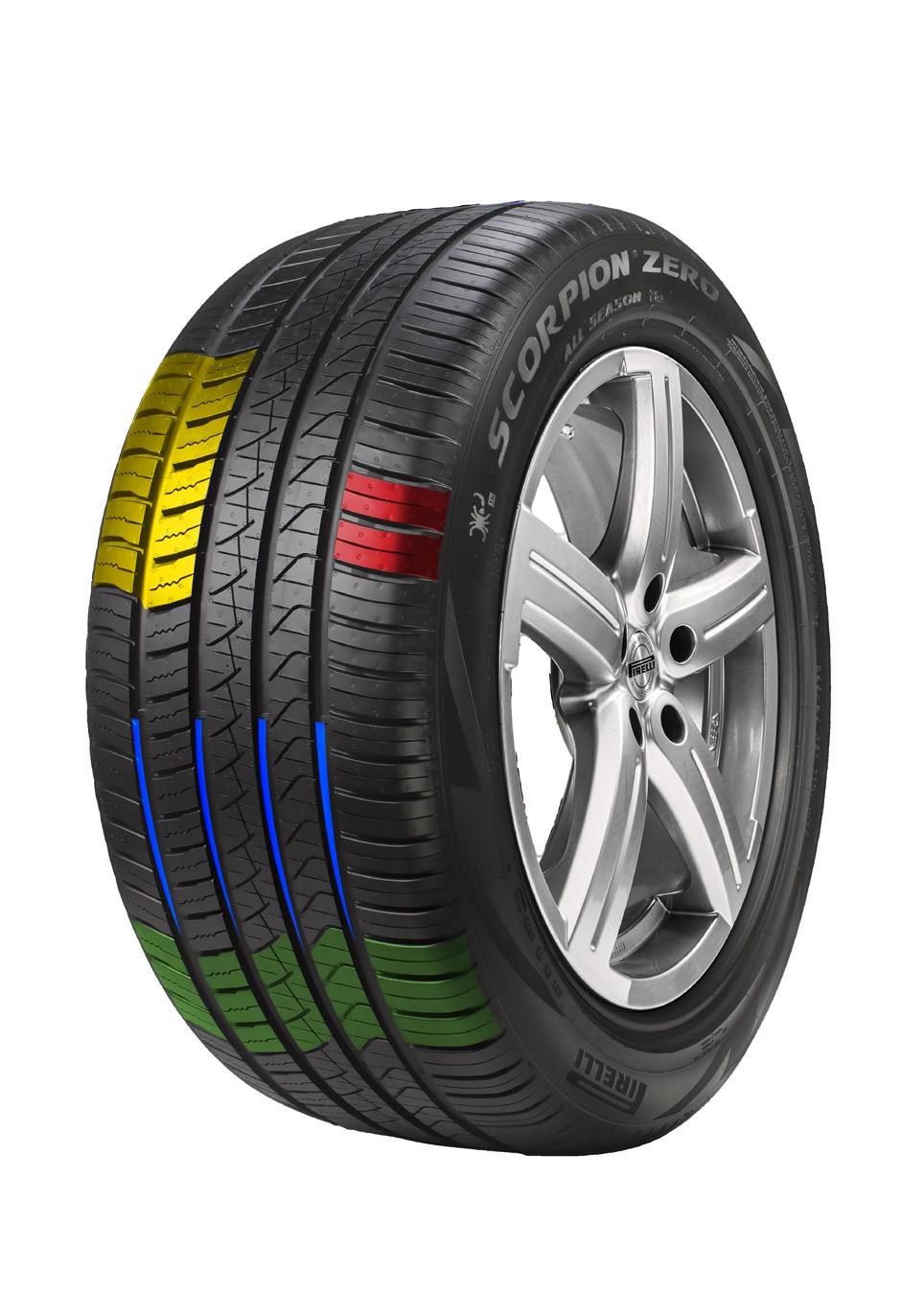 Outstanding all-season handling for your performance SUVs The Scorpion TM Zero All Season Plus is the newest member of the Scorpion family that Pirelli has developed for the Street/Sport