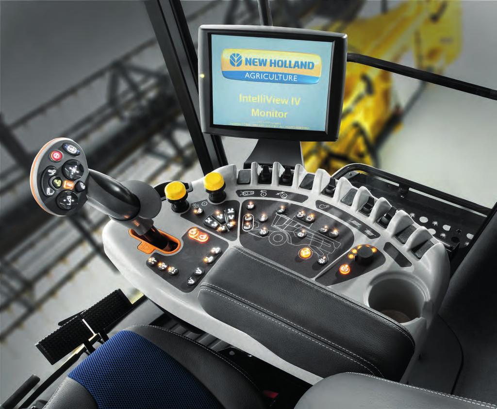 YOUR HARVESTING CONSOLE The new CX8 harvesting console offers ergonomic control of all key harvesting parameters, and it has been designed to become an extension of you.