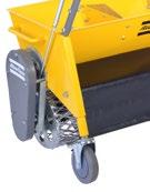 It keeps dust and unwanted particles away from sensitive surfaces.. Even spread The mesh drum anchors the material/topping inside the concrete and reduces the amount of dust during troweling. 6 6.