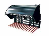 FROM MASSEY FERGUSON Pallet forks Depending on loader dimensions, pallet forks can be specified with either: 97 cm forks (1000 or 1600 kg capacity), or 120 cm
