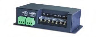 11 b/g/n 12 / 24V DC Single Colour / Colour Tuning / RGB / RGBW -30C - 55C L128 W73 H45mm Up to 100M (Location Dependant) Single Colour / Colour Changing Programs AQD-400 840-6A DMX / CV A 4-channel,