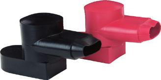 Rotating CableCap Insulators Insulates battery terminals which have integral wing nut posts