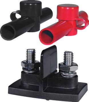 12) 2001 2003 2003 Dual PowerPost Cable Connectors Provides a termination point for extending the length of outboard harnesses or other conductors 2016/2017 are designed for connecting high